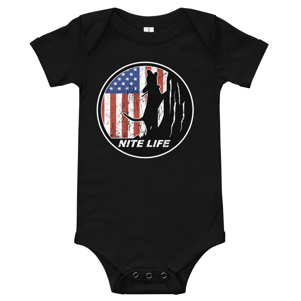 Nite Life baby short sleeve one piece