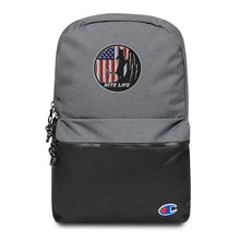 Embroidered Nite Life Champion Backpack