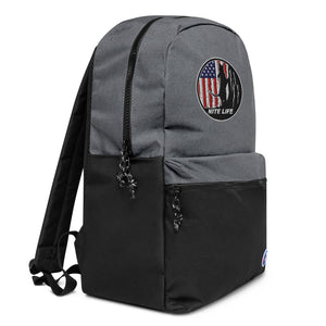 Embroidered Nite Life Champion Backpack